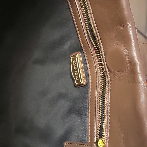 MIU MIU Matellase leather Large Satchel handbag - Picture 9 of 17